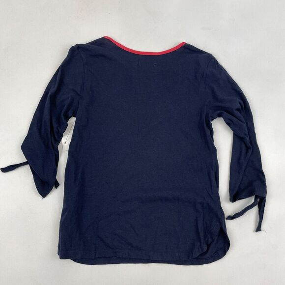 NWT Crown & Ivy Girls Blue Embroidered Floral Shirt Size M $34 Fridas Garden - Picture 7 of 7